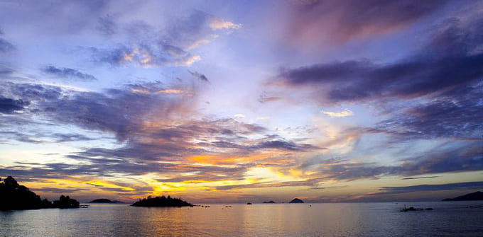 sunrise in vietnam